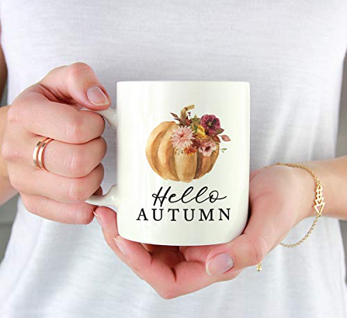 Fall Burgundy Marsala 11oz. Ceramic Coffee Tea Mug