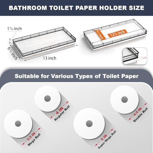 Bathroom Toilet Tank Tray