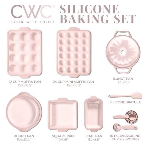 17 Pc. Silicone Baking Pan Set (7 Count)
