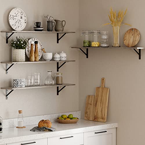 Long Wall Shelves (2 Count)