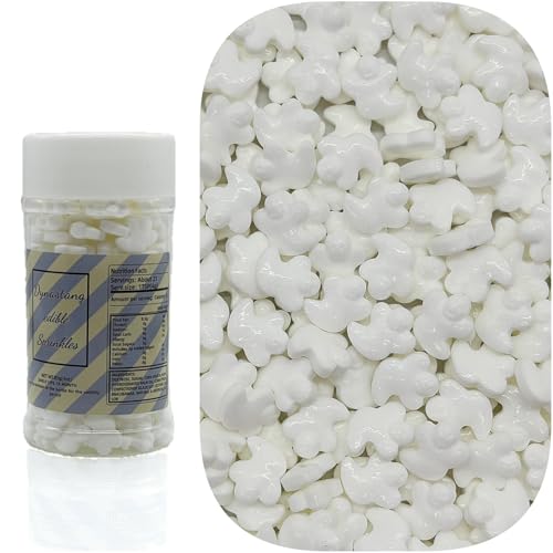 Ghosts Sprinkles Halloween Edible Ghost Cake Decoration Cupcake Toppers Cookie Decorating Perfect for Cakes (3 Ounce)