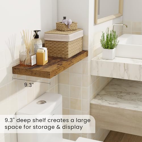 24 Inch Floating Shelves (2 Count)