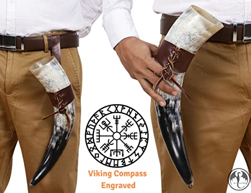 OLDEMPEROR Viking Drinking Horn