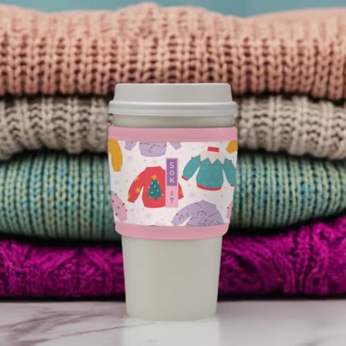 HotSok Coffee & Tea Reusable Insulated Neoprene Cup Sleeve