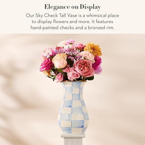 Enamel Tall Vase