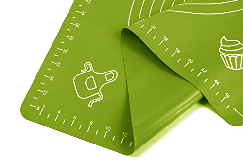 Silicone Baking Mat for Pastry Rolling Dough with Measurements