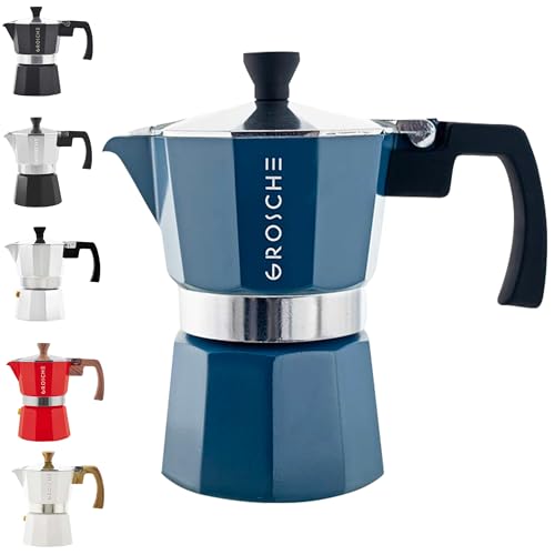 Milano Stovetop Espresso Maker Moka Pot 3 espresso Cup (6 Count)
