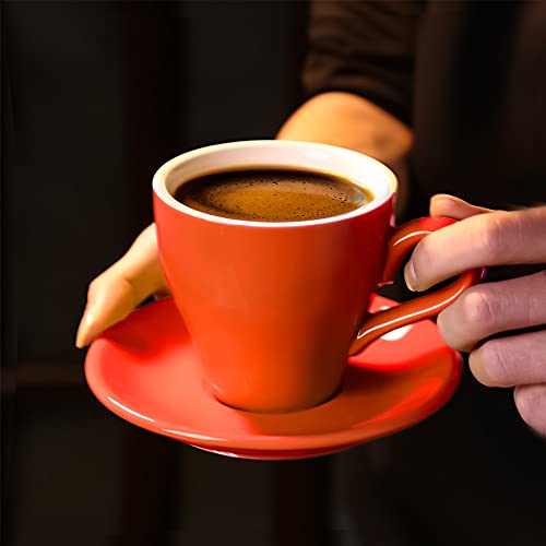 Porcelain Espresso Cup with Saucer