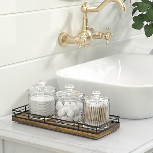 Rustic Bathroom Toilet Tank Tray