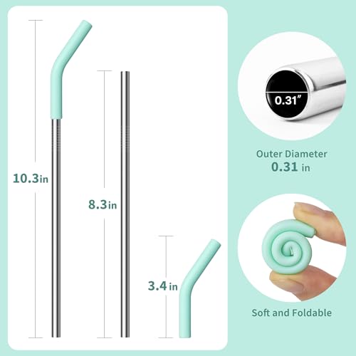 Stainless Steel Straw for 20 oz YETI Tumbler