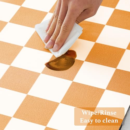 Checkered Dish Drying Mat for Kitchen Counter