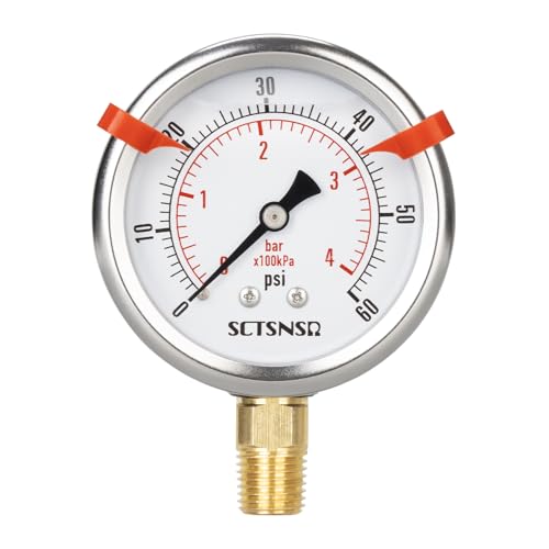 0 to 60 Psi Pressure Gauge