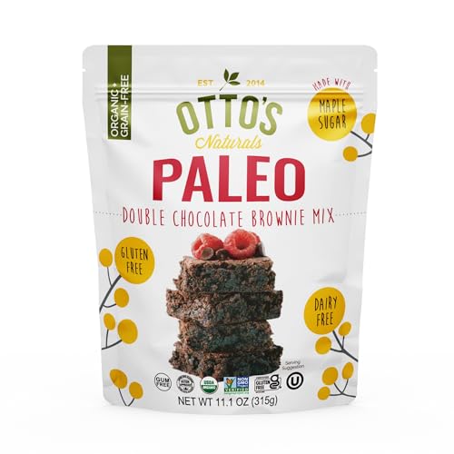 Grain Free Paleo Double Chocolate Brownie Mix (11.1 Ounce)