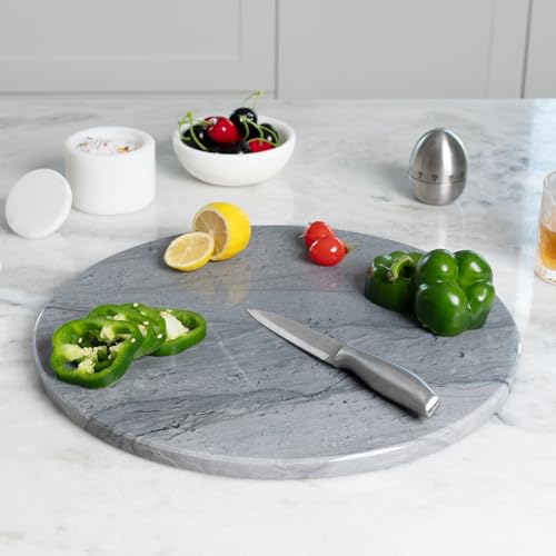 Dark Grey Marble Pastry Cutting Board