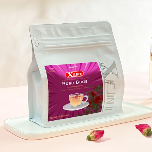 Rose Tea 100% Pure Loose Dried Rose Buds (5.3 Ounce)