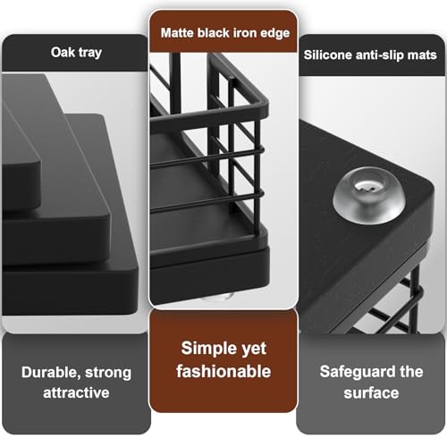 Guest Towel Holder Tray for Bathroom