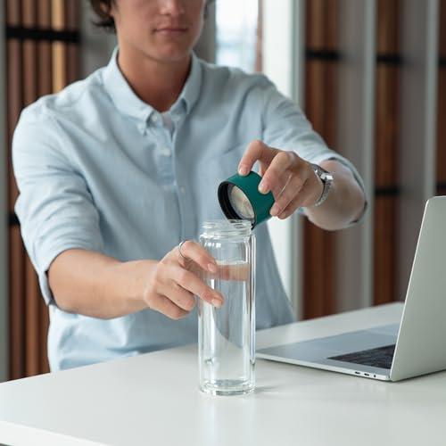 Glass Multi Tea Infuser Bottle 14oz
