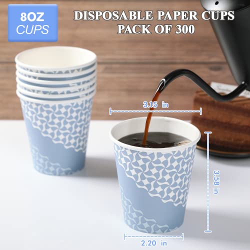 8 oz Paper Cups (300 Count)