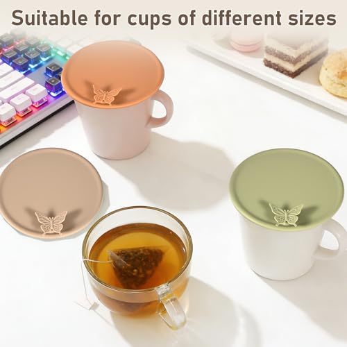 4 Pack Silicone Cup Covers (4 Count)
