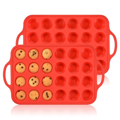 Silicone Mini Muffin Pan (2 Count)