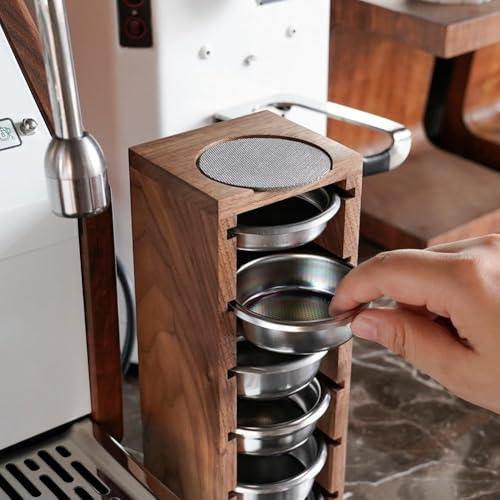 53mm Espresso Filter Basket Stand Portafilter Basket Holder Rack