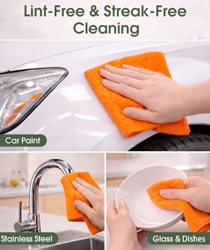 Microfiber Cleaning Cloth Roll (100 Count)