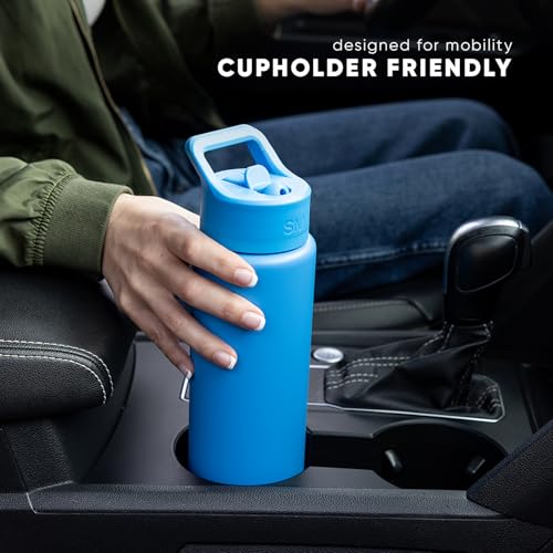 Insulated Water Bottle with Straw