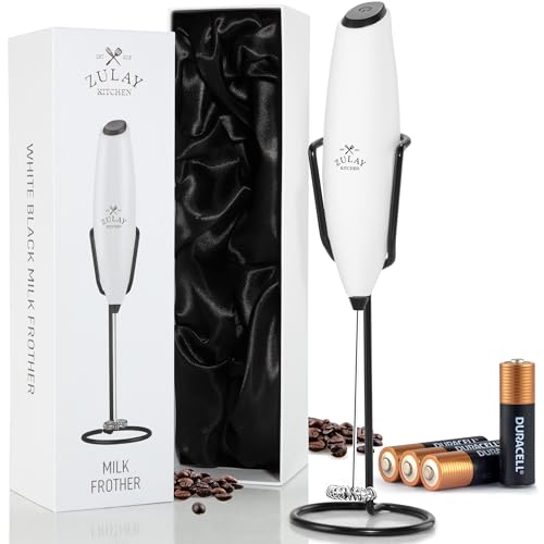 Powerful Milk Frother Wand With Duracell Batteries