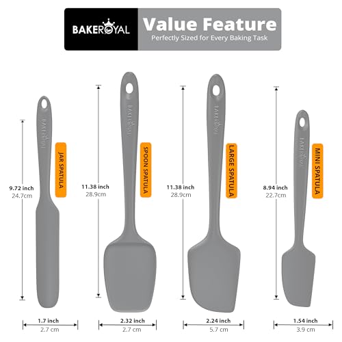 Silicone Spatula Set (4 Count)