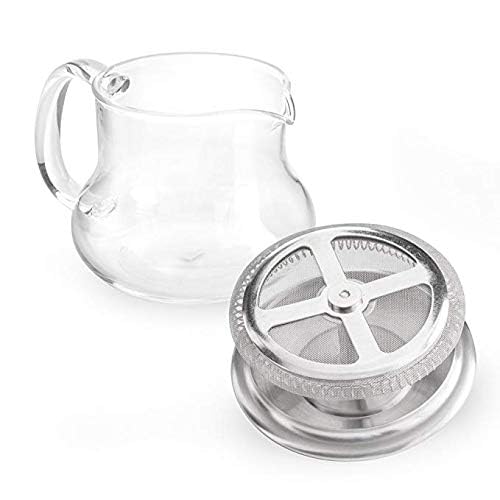 Yama Sitka 12oz Sitka Glass Teapot with Built