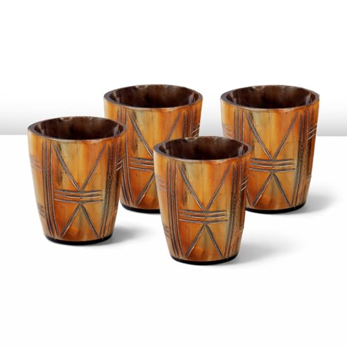 Viking Horn Shot Glasses Set of 4 (4 Count)
