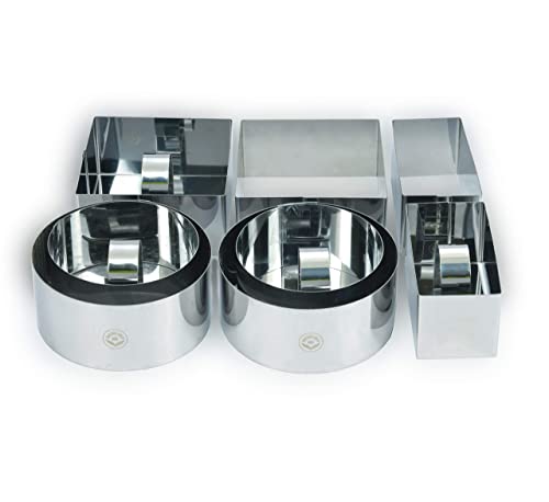 NewlineNY Stainless Steel Dessert Rings