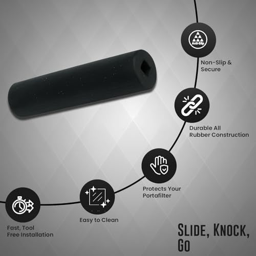6.25 Inch Knock Box Bar Cover Rubber Espresso Replacement Sleeve