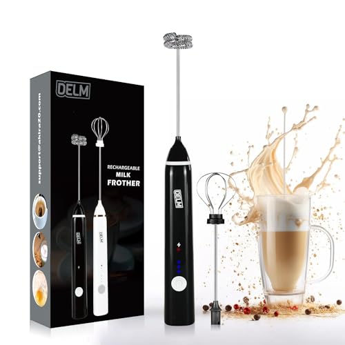 Milk Frother Electric USB Stainless Steel Accessory