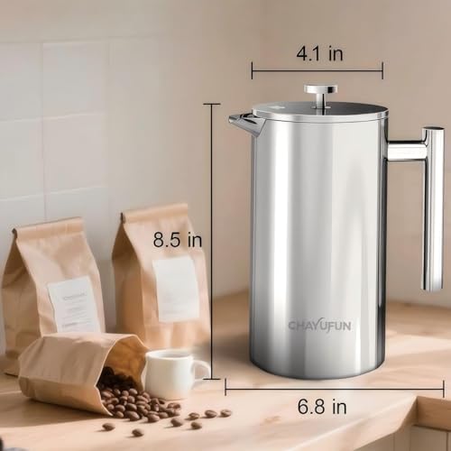 Stainless Steel French Press Coffee Maker
