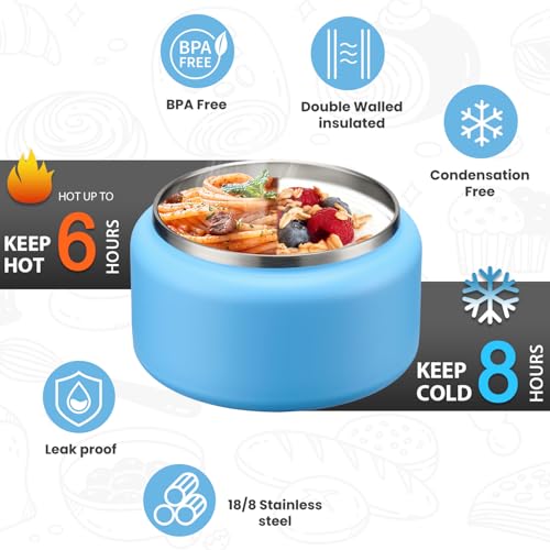 13.5oz Vacuum Insulated Soup Thermo for Hot Food