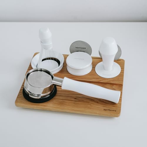 Tamping Mat Natural OAK Espresso Tamping Station