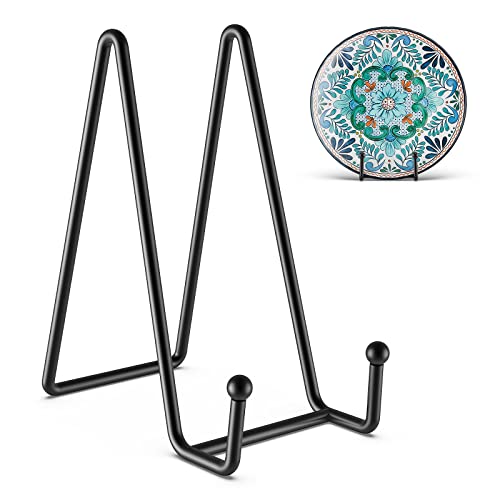 3 Pack 6 Inch Plate Stands for Display (3 Count)
