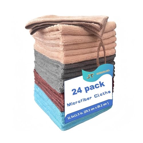 Microfiber Household Cleaning Cloths (24 Count)