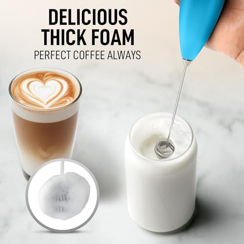 Powerful Milk Frother Wand With Duracell Batteries