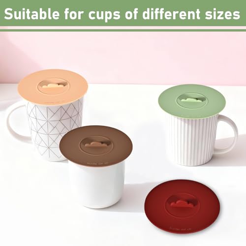 4 Pack Silicone Cup Covers (4 Count)