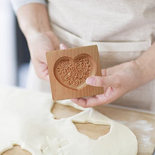 Wooden Cookie Biscuit Mold