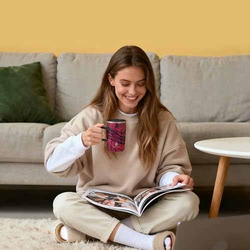 16 oz Insulated Coffee Mug with Lid and Handle
