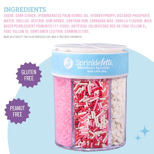 Valentines Sprinkles 6 (6.45 Ounce)