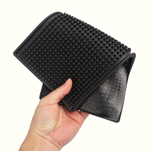 10 Pack 6 x 12 Inch Rubber Bar Mats (10 Count)
