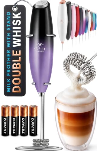 Powerful Milk Frother Wand With Duracell Batteries