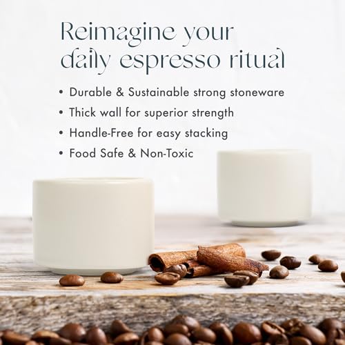 Leonard Ceramic Espresso Cups (2 Count)
