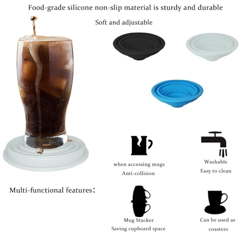 Coffee Mug Organizers and Storage (6 Count)