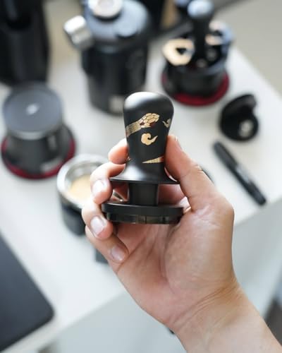 58.35mm Espresso Tamper Snake Pattern Edition