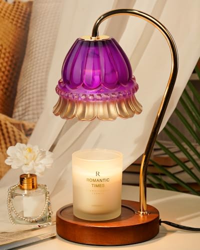Flower Candle Warmer Lamp with Timer